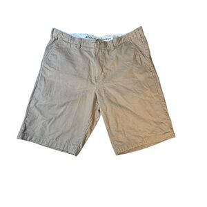 Eddie Bauer Men’s Chino Shorts Size 38 Classic Fit Legend Wash Tan Casual J413